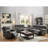 Contemporary Style Recliner With Slate Blue Breathable Living Space In Upholstery