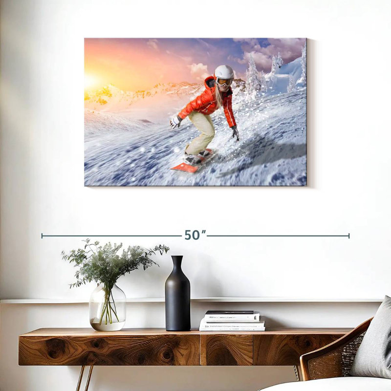 Female snowboarder Sireci