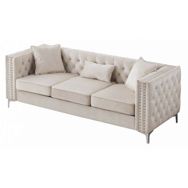 86"Sofa, Ivory
