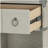 Grey 1-drawer Nightstand
