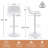 Meli Height-Adjustable Swivel Bar Stool-497668402