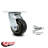 Rubber on Aluminum Caster with Ball Bearing and Swivel Lock