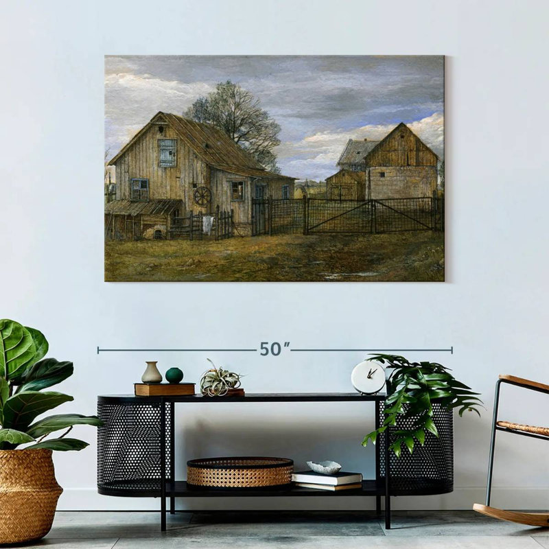 Lilie Rustic Barn, 32" H x 48" W