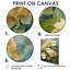 Jaune et vert, délicates pétales d'hortensia - impression d'art mural hortensia-1392325803-1392325813