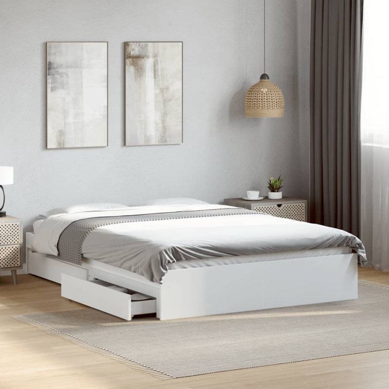Greger Bed, 120 x 190cm, White