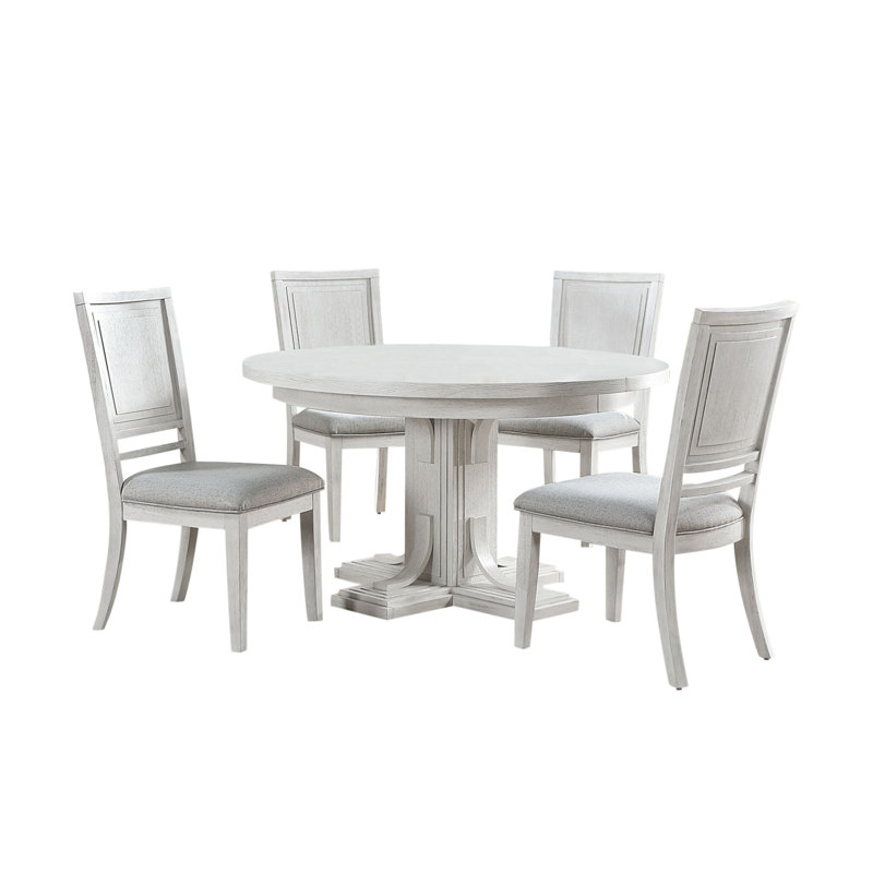 Dover 4 - Person Extendable Pedestal Dining Set