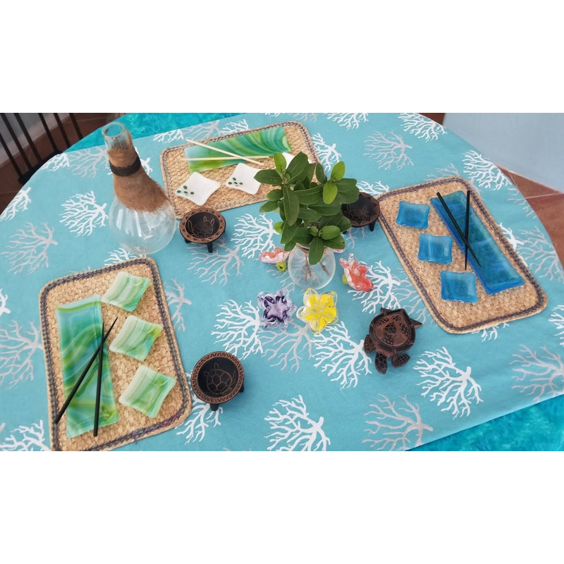 Handmade Glass Serving Set