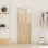 Porte carrée standard en verre givré + bois massif manufacturé sans quincaillerie