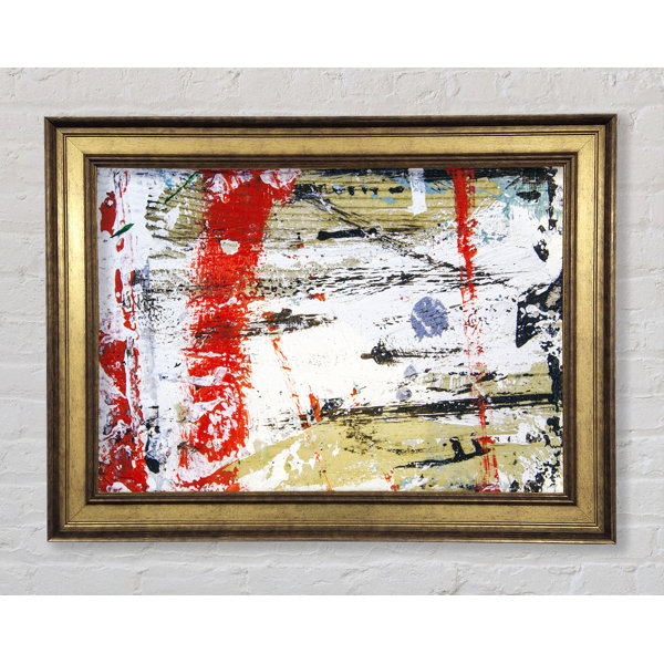 Bright Star Distorted Red Patch - Single Picture Frame Art Prints ...