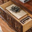 Armoire d'appoint en bois manufacturé brun massif-1915080489