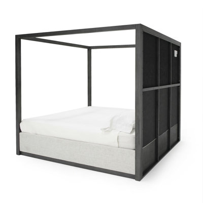 Langley Tufted Canopy Bed