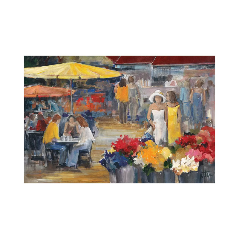 Summer Market II by Jettie Roseboom - Wrapped Canvas Painting, 101.6 cm H x 66.04 cm W x 3.175 cm D