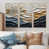 Toile naturelle avec cadre flottant