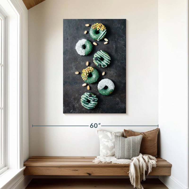 Yarlin Vegan Doughnuts, 45" H x 30" W