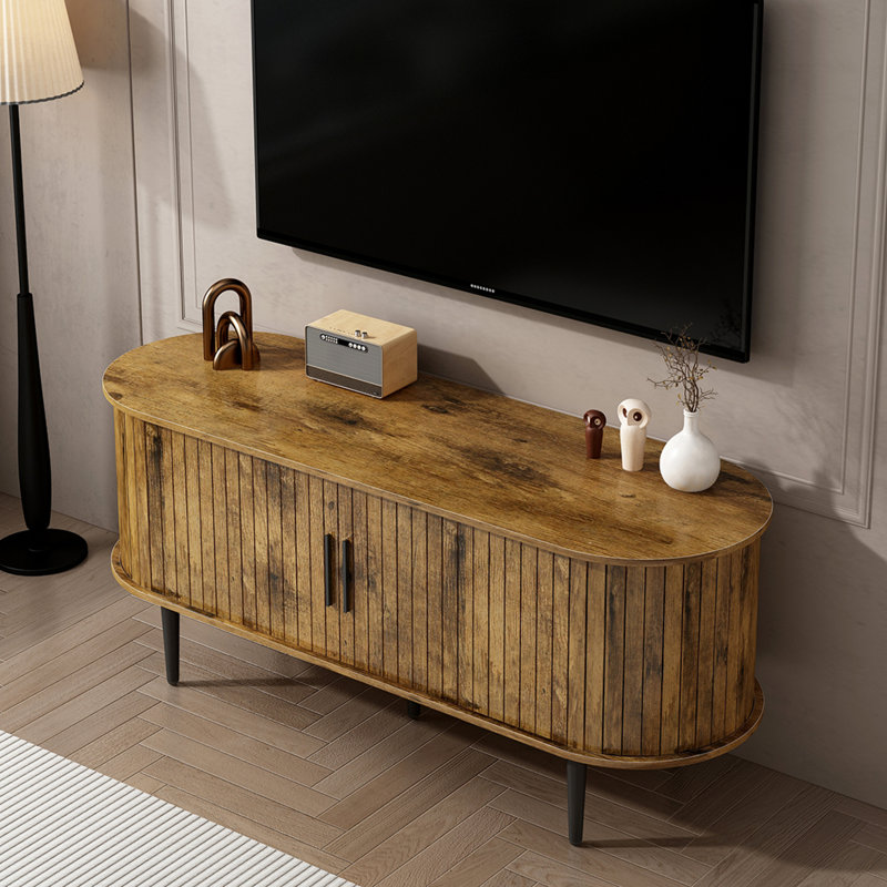 Meuble de rangement pour téléviseur et centres de divertissement, console de maison moderne en MDF de 47 pouces