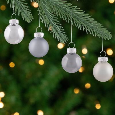 28ct Glass Christmas Ball Ornaments