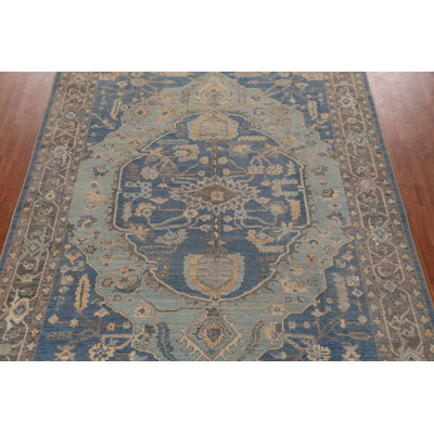 Vegetable Dye Oushak Turkish Area Rug 9x12
