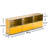 Modular Metal Office Storage Cabinet Drawer Sideboard File Cabinet Dining Cabinet  2-Tier Storage-1771668935