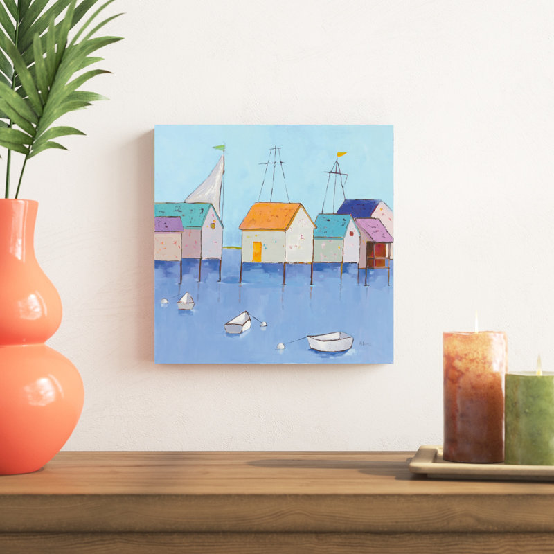 Boat House Row, H 12 po x l 12 po x P 1,25 po