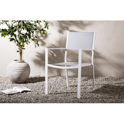 Copacabana Stacking Chair - White/Grey