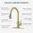 Pull Down Single Handle Kitchen Faucet with Accessories-59881654