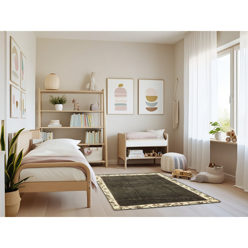 Abstract Indoor Rug, Rectangle 4' x 6'