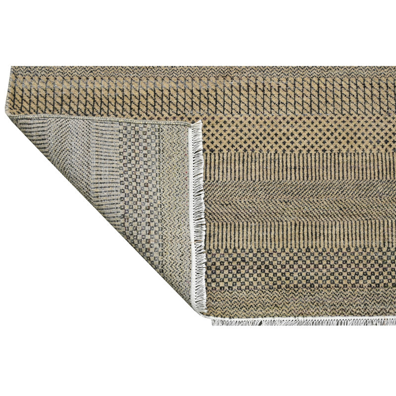 One-of-a-Kind Rectangle 6' X 9' Hand Knotted Area Rug