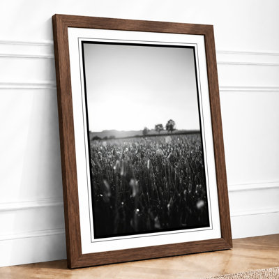 Wildflower Horizon Scandinavian - Framed Print
