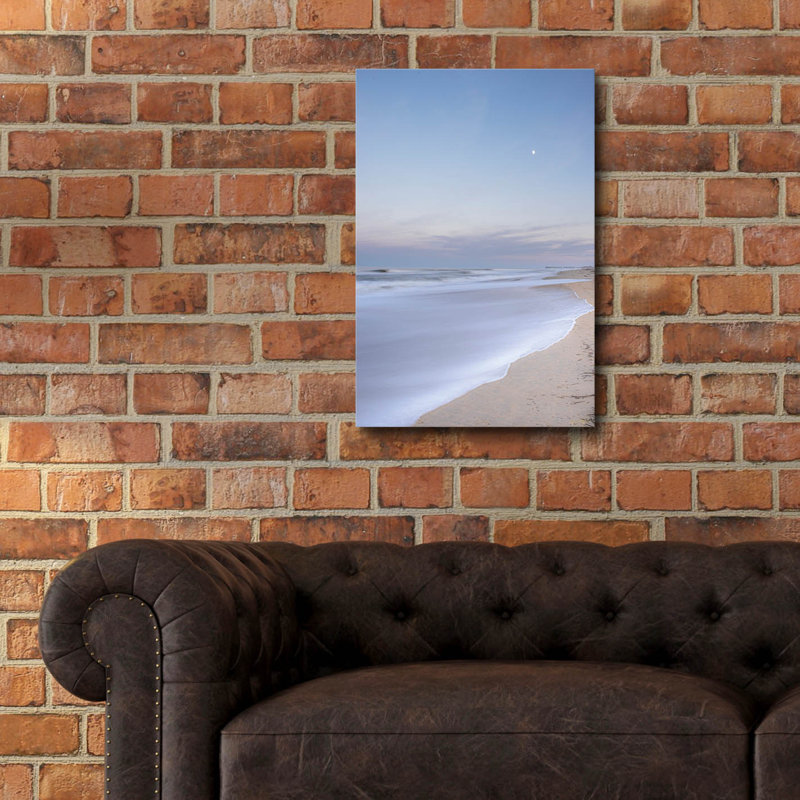 Art mural en verre Epic Art «Ocean Water Washing Foam» par Life BeautifuLEE, 16 po x 24 po, H 24 po x l 16 po