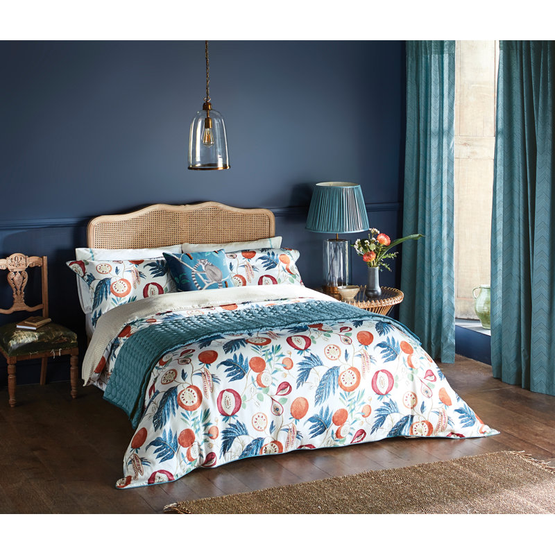 Jackfruit Cotton Duvet Cover Set, Double Duvet Cover + 2 Pillowcases