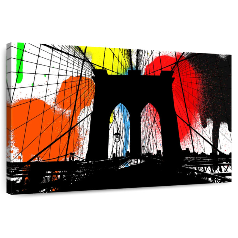 Nicci Brooklyn Bridge Grunge, H 20 po x l 30 po
