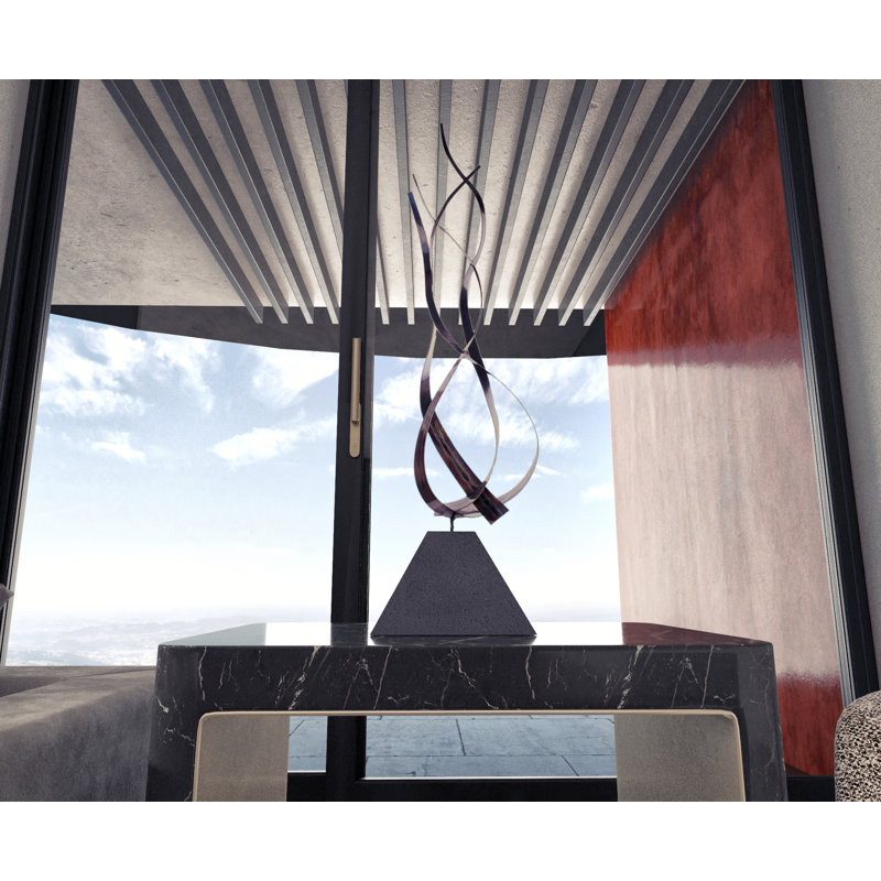 Handmade Modern Abstract Wall Decor on Metal
