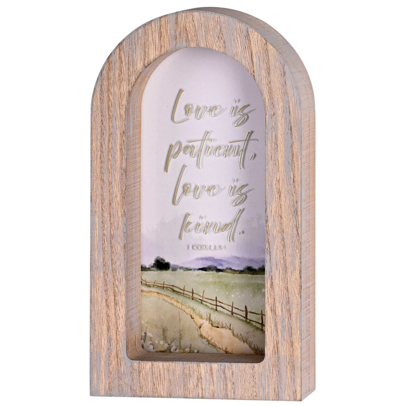 Encadré «Love is patient» 5 x 8