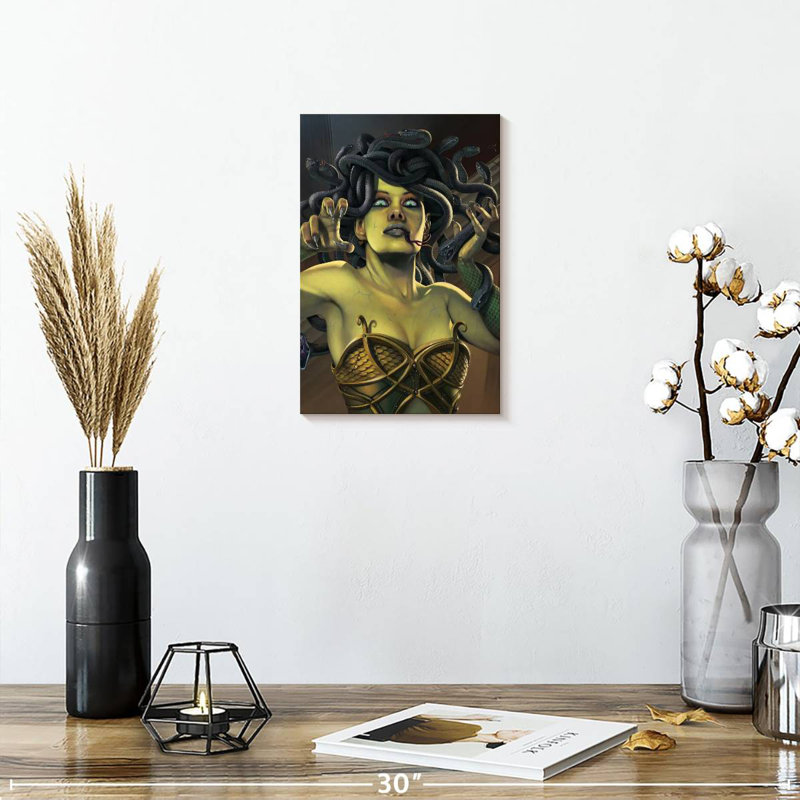 Kelan Medusa, 12" H x 8" W