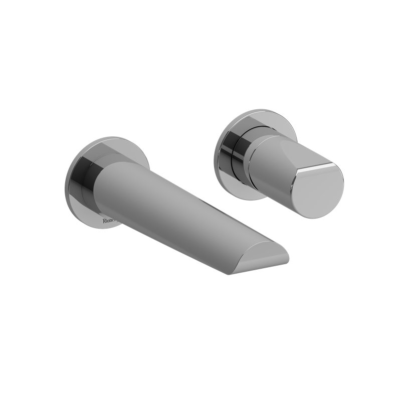 Garniture de robinet de lavabo mural 360 ° Parabola, Chrome