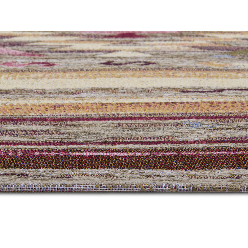 Gobelin Brown/Red/Beige Rug, Rectangular 120 x 180cm