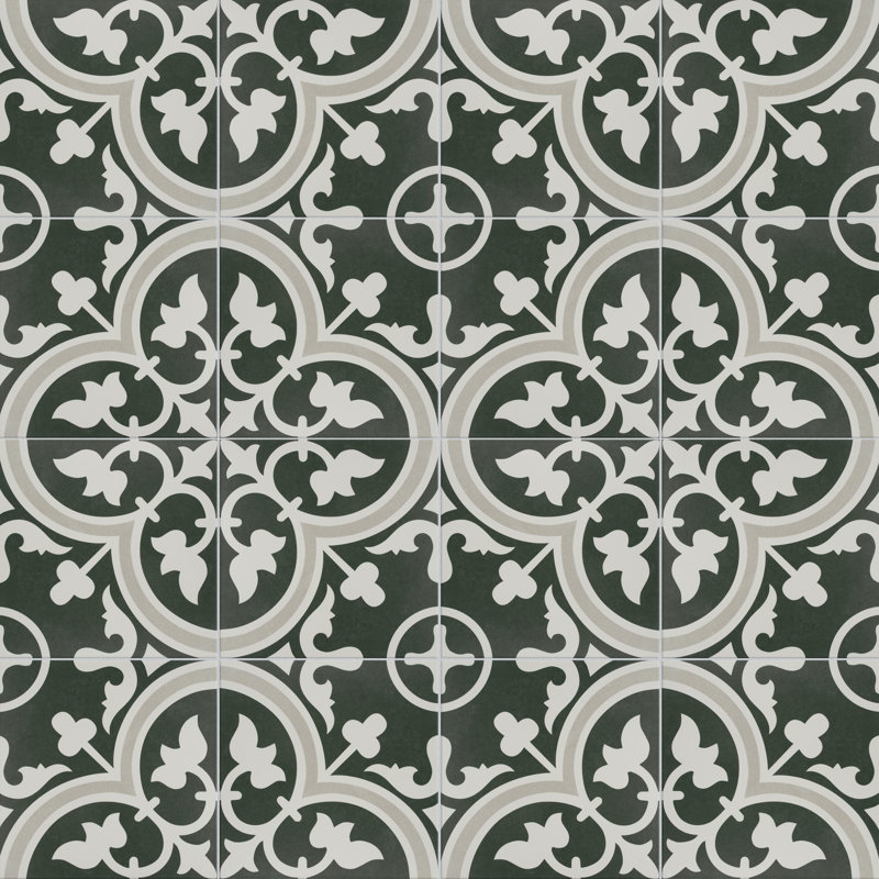 Arte 10" x 10" Porcelain Patterned Wall & Floor Tile