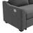 Ginelie 3 - Piece Sectional Sleeper Sofa with Pull-Out Bed, Modern L-Shape Couch Bed with USB Charging Port, Sectional Sofa Couch-14606132