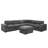 Corduroy 7-piece Living Room Sofa Set-819227981
