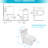 White Ceramic One Piece Toilet - Comfortable, Stylish Bathroom Addition With Soft Close Seat ,