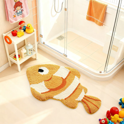 Tapis de salle de bain Cute Animal, tapis de bain antidérapant