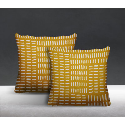 Outdoor Reversible Throw Pillow