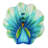 Glass Single Tier Birdbath