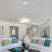 3-light White Chandelier Modern Chandelier