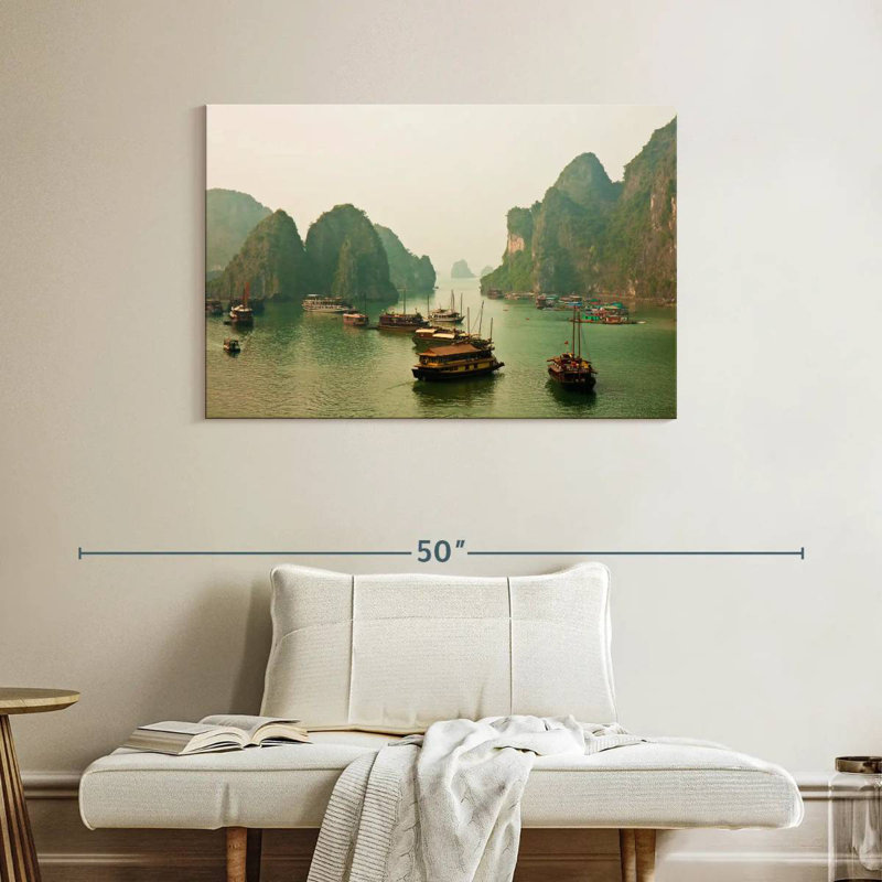 Mehar Halong Junk Boats, 26" H x 39" W