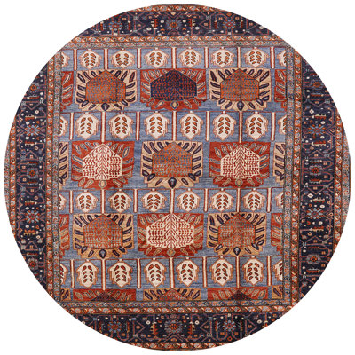 Tapis oriental bleu