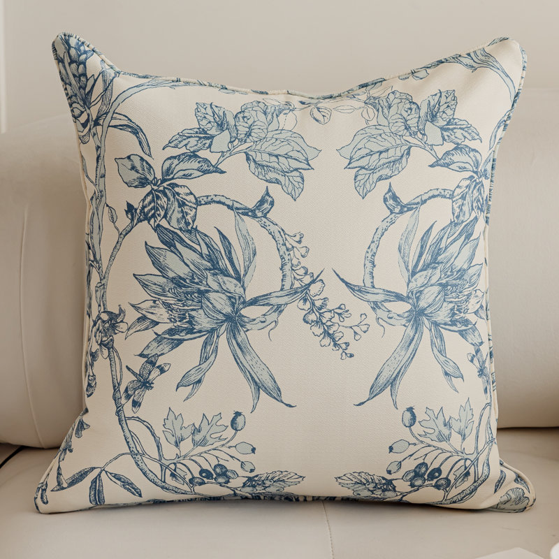 Ella Square Throw Pillow