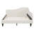L-Shaped Linen Daybed, With Solid Wood Legs-1024657892-1024657898