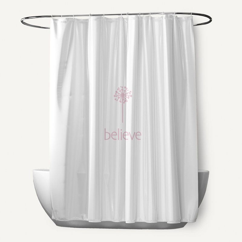 Rideau de douche Annica, Rose