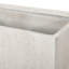 Nuage d'extérieur en béton léger pour l'extérieur - l 31,85 po x P 15,53 po H 16 po blanc